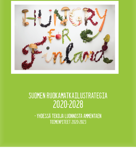 Suomen ruokamatkailustrategia 2020-2028 kansikuva